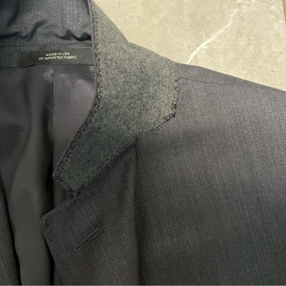 Ermenegildo Zegna Mens Gray 100% Wool Blazer/Sport Coat- Size 46 L (Read) - Picture 8 of 15